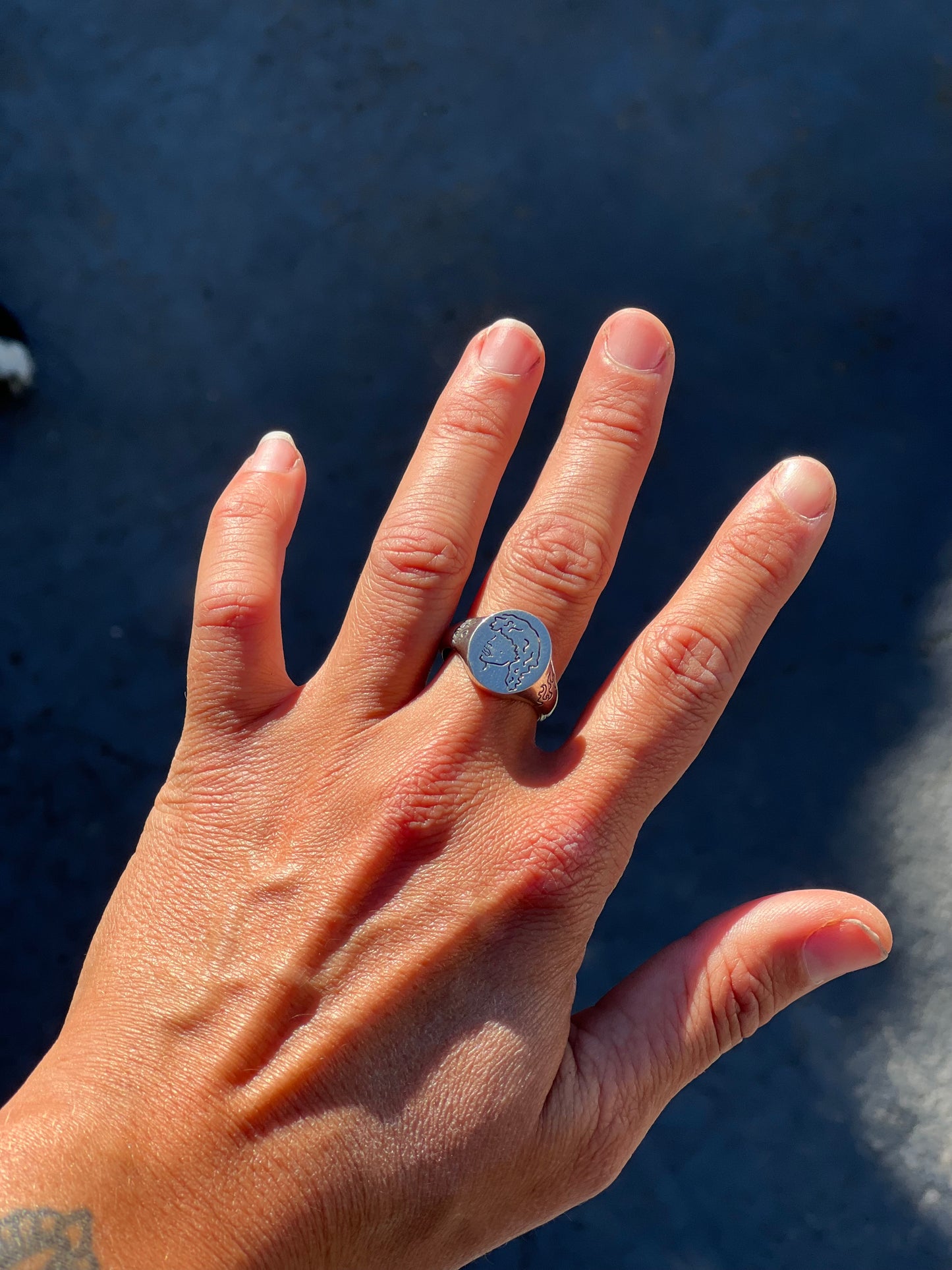 PORTRAIT OF A MULLET CHICK ON FIRE