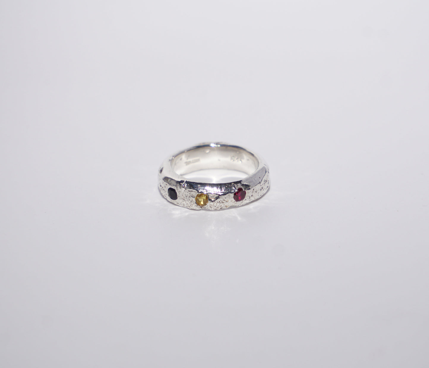 TEXTURED FIRST NATIONS SAPPHIRE BAND